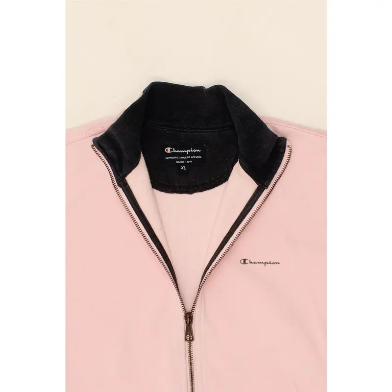 Pre-Owned Vintage CHAMPION Womens Tracksuit Top Jacket UK 18 XL Pink Cotton 4