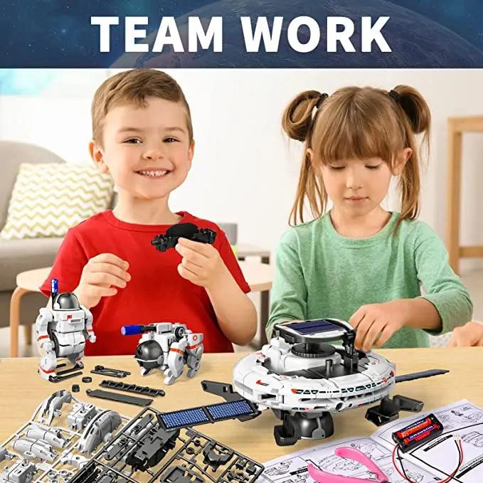 12 in 1 Science Experiment Solar Robot Toy DIY Building Powered Learning Tool Education Robots Technological Gadgets Kit for Kid 2