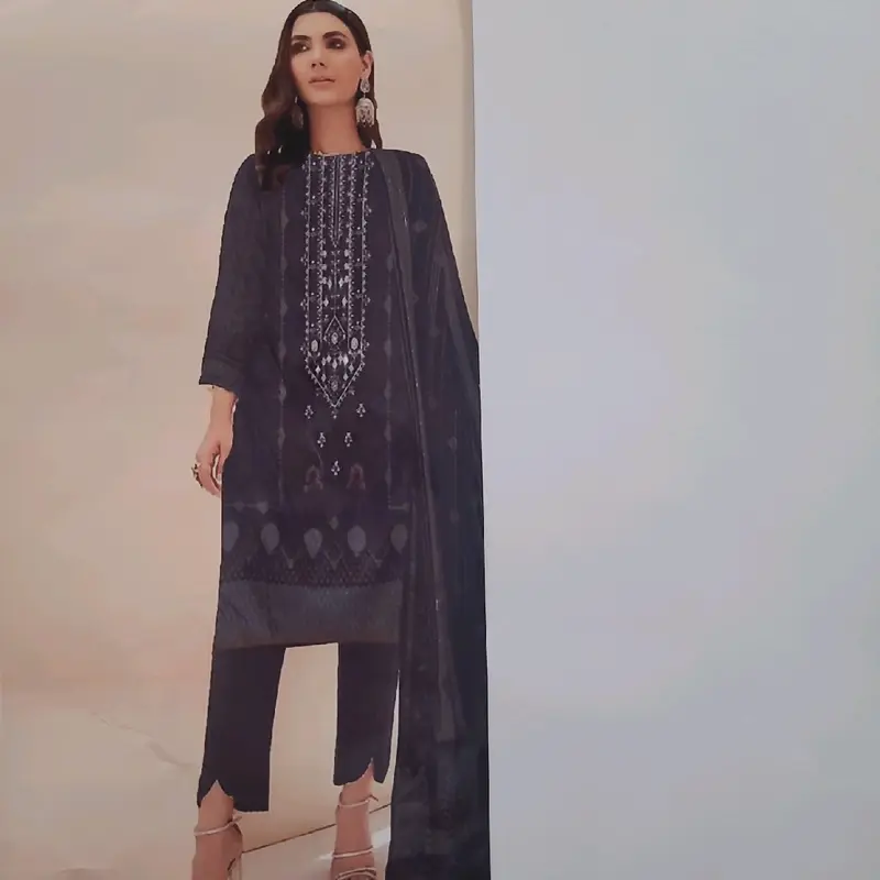 3 piece dhanak suit 0