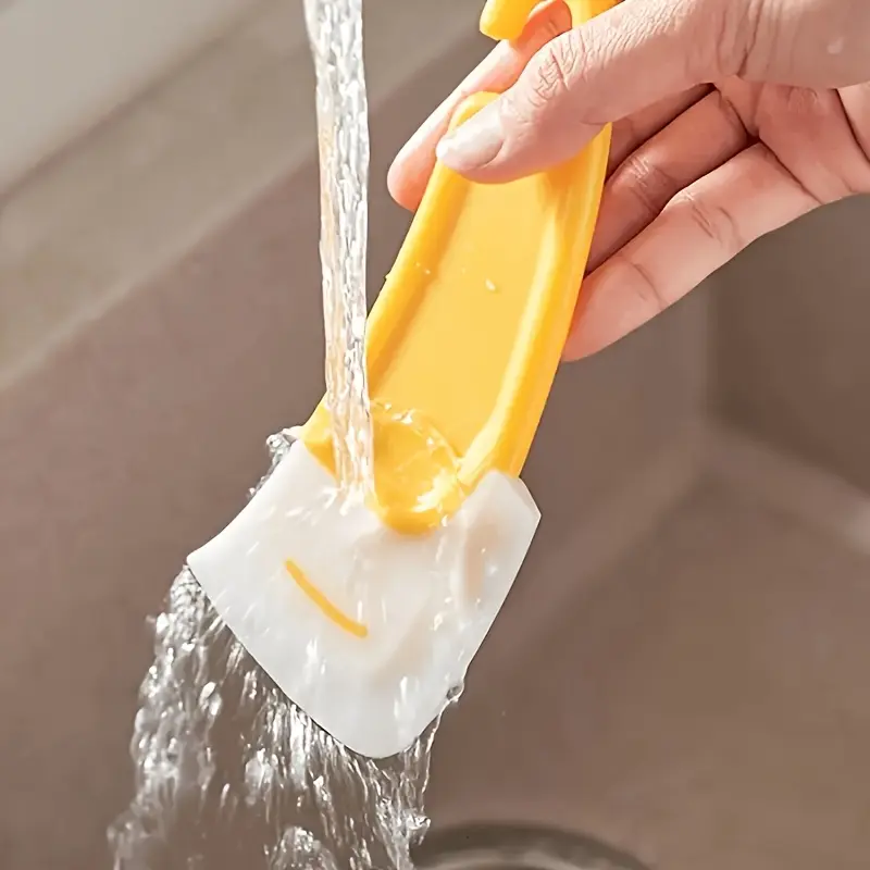 1pc Silicone Kitchen Scraper, Non-Stick, Heat-Resistant, Easy to Clean, No Electricity Needed, Ideal for Cooking & Baking 7