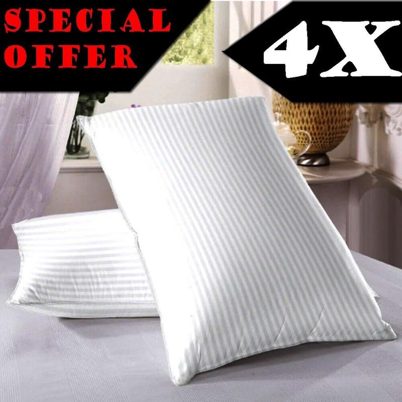 Hotel Quality Pillows | 2 Pack | 4 Pack | Ultra Deluxe Hotel Quality Pillow | Extra Deep Filled Pillows 5