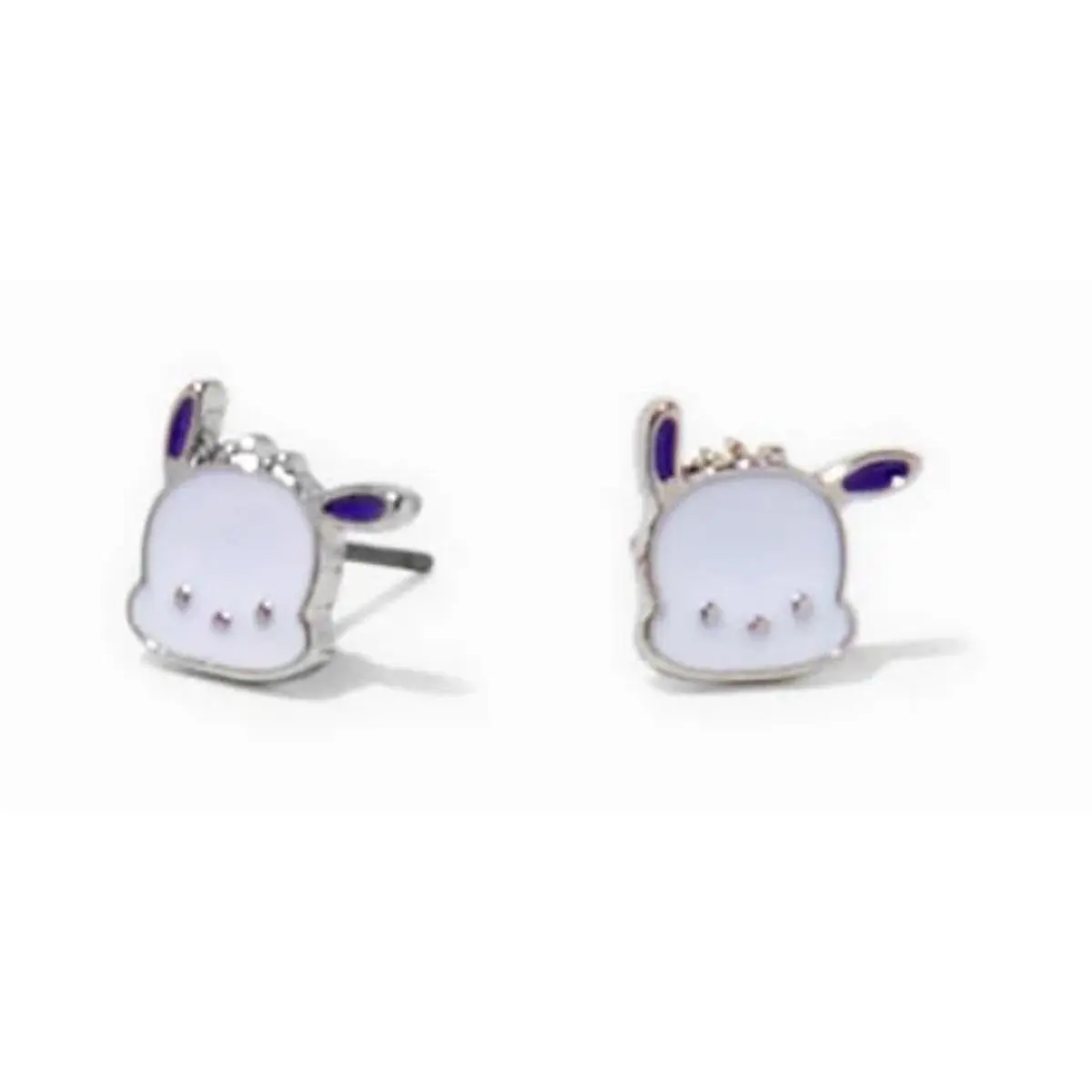 Pochacco Puppy Metallic Earrings for Pierced Ears
