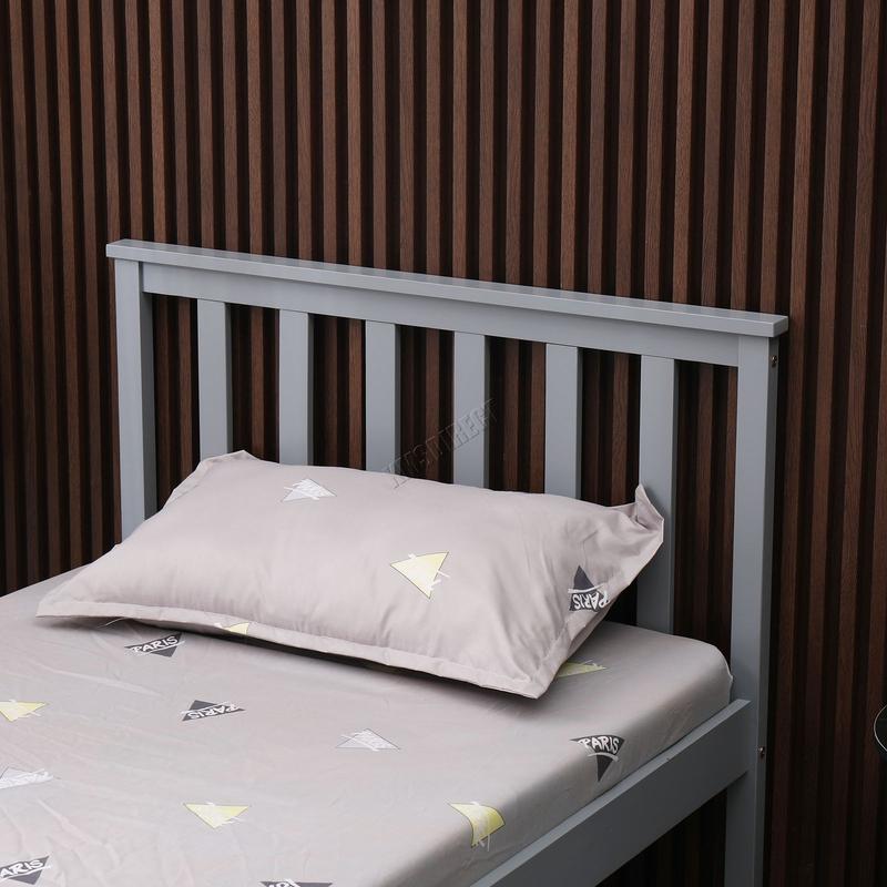 WestWood Single Double King Bed Solid Pine Frame Bedroom Footboard 7