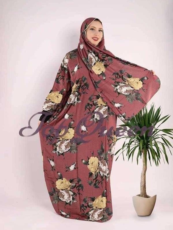 Todays look: cotton prayer dress for islamic wear. 3