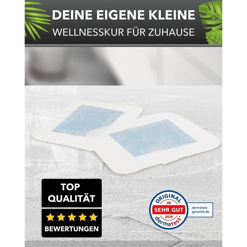 Summer Foot 2 Pieces Premium Foot Pads Mint for Men - Foot Patches with Mint Oil - Bamboo Patches for Men - Peppermint Patches - Adhesive Pads for The feet - Wellness Patches 6