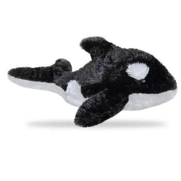 Aurora Mini Flopsies Orca Whale Soft Toy
