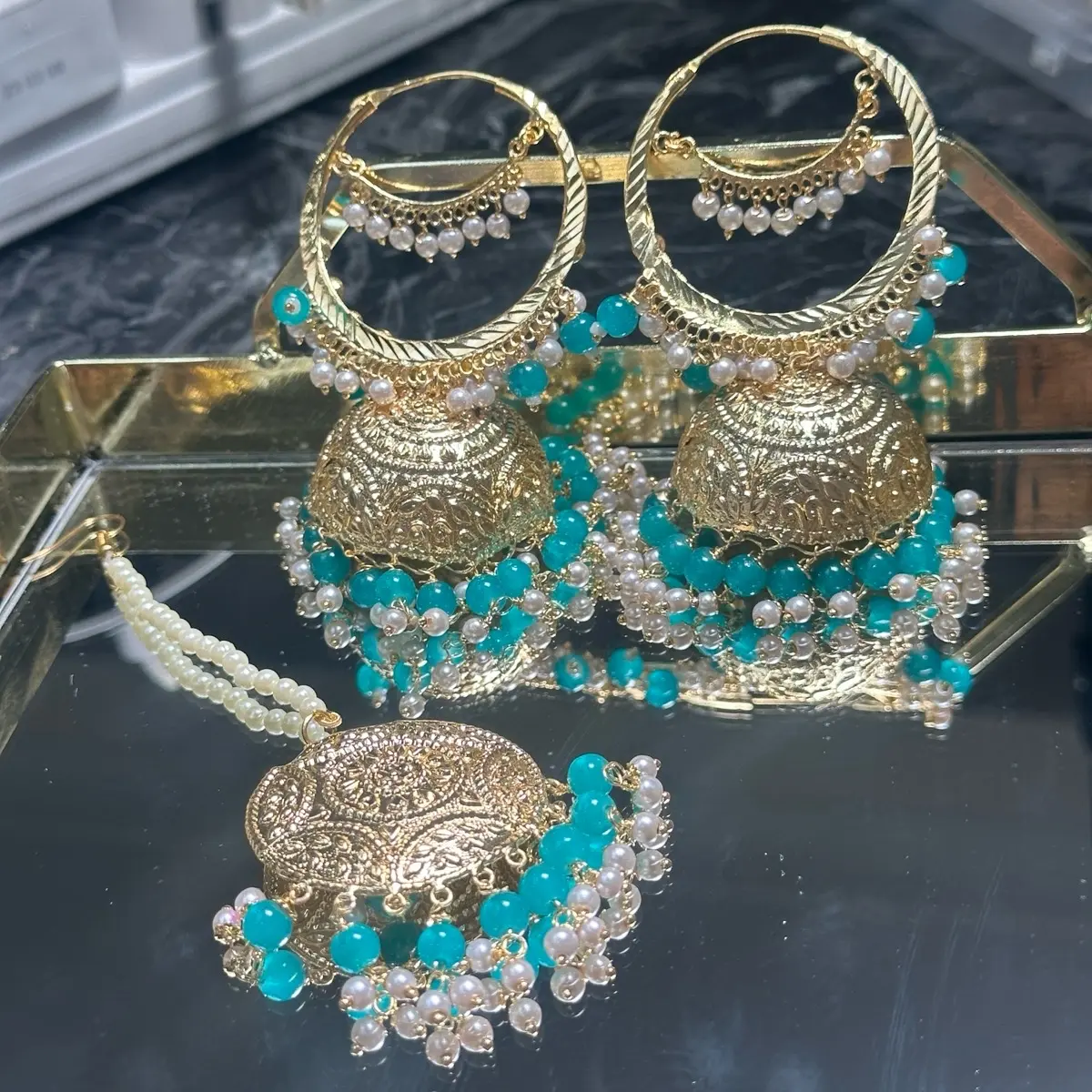 Traditional jewellery tikka earrings All colours