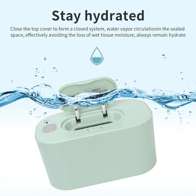 Baby Wipe Warmer Large Capacity Baby Wet Wipes Warmer Dispenser USB Powered, Keep Wipes Warm & Moist, Ideal for Newborns, Gentle on Baby's Skin, Convenient & Portable Baby Care, Safe & Efficient, Perfect for Diaper Bag, Home & Travel Use 2