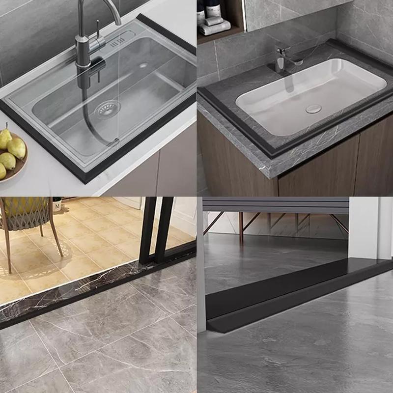 Product Introduction of ONCETRY 2M Bendable Bathroom Edging Seal Trim Strip Sink Kitchen Water Barrier 6