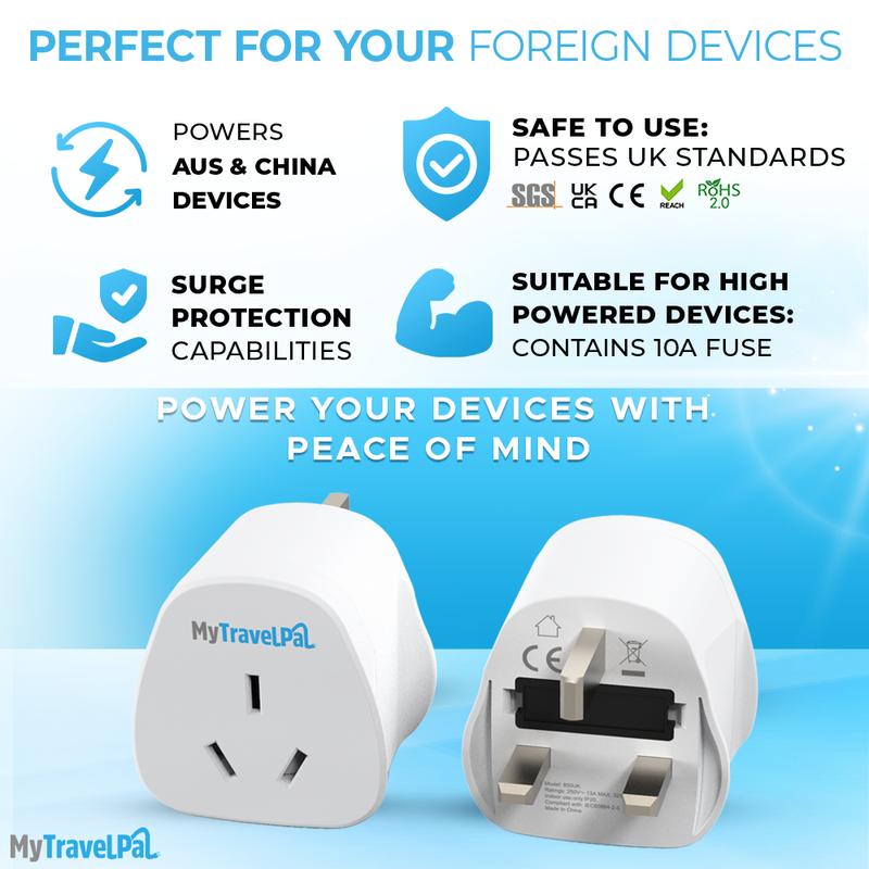 Australia / China To UK Travel Adaptor 2