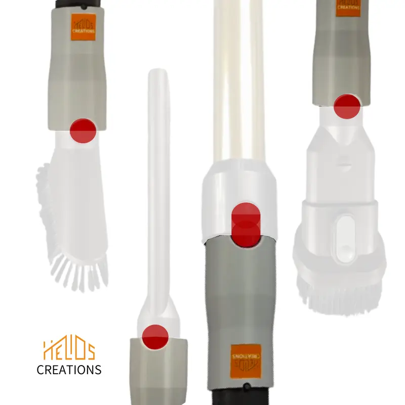 Vacuum Attachment Converter for Miele Style Vacuums and Dyson Tools 3