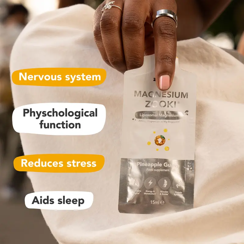 Liposomal Magnesium Liquid Sachets - Sleep, Energy, Mood, Digestion & Brain Health cortisol  supplements magnesium  supplement 4