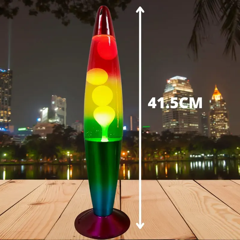 16'' Lava Lamp – Soothing Motion, Relaxing Glow, Aluminium Base, Perfect Room Decor,  Energy Class A night  light  bedroom 1