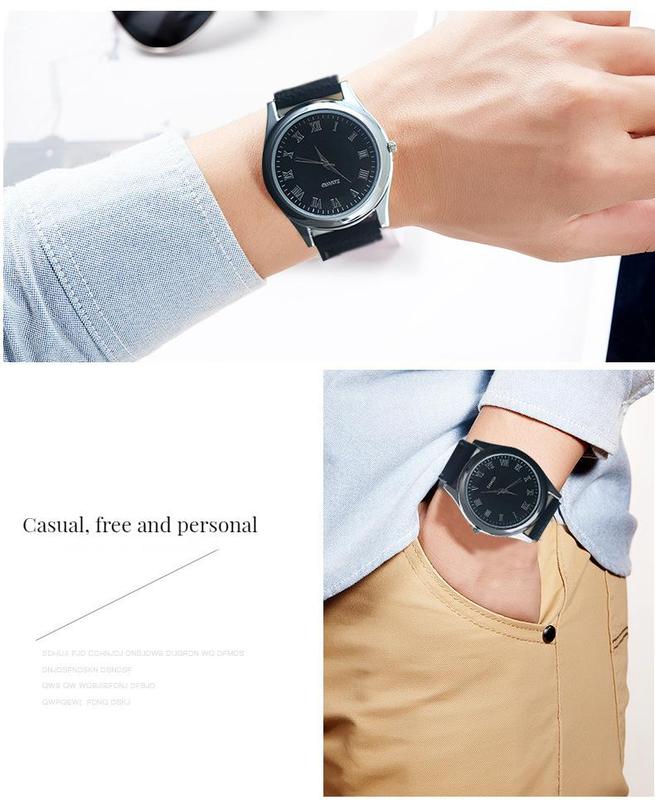 (Local Warehouse)Men's Fashion Watch,Type-C Rechargeable Adult Watch for Casual,Business,Boyfriend,Husband and Family Christmas Gift 3