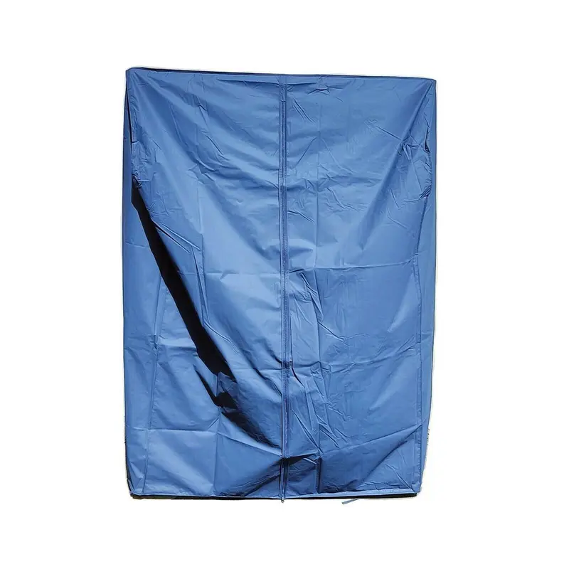 Blue Clothes Garment Rail Protective Waterproof Nylon Zipped Cover 1