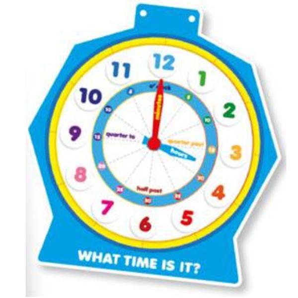 Learn To Tell The Time Clock Interactive Clock 3+ 1