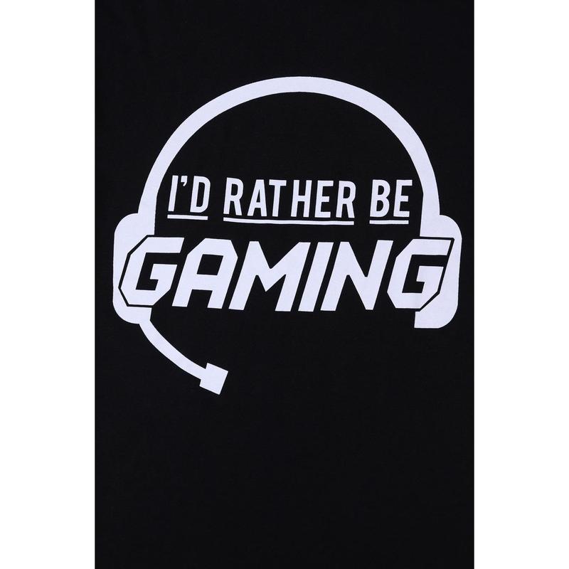 Boys I'd Rather Be Gaming Long Pyjamas 4