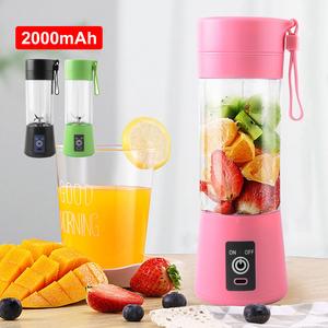[UK Local] 2025 NEW Upgrade! Portable Smoothie Blender for Shakes and Smoothies Blender USB Rechargeable ,380ml Mixer Blender Cups ,2000mAh portable  juicer maker Juice Blender mini kitchen