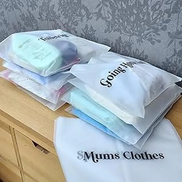 22 Maternity Hospital Bag Organizer Pouches | 38x28cm Labelled Pouches for Newborn Baby Essentials