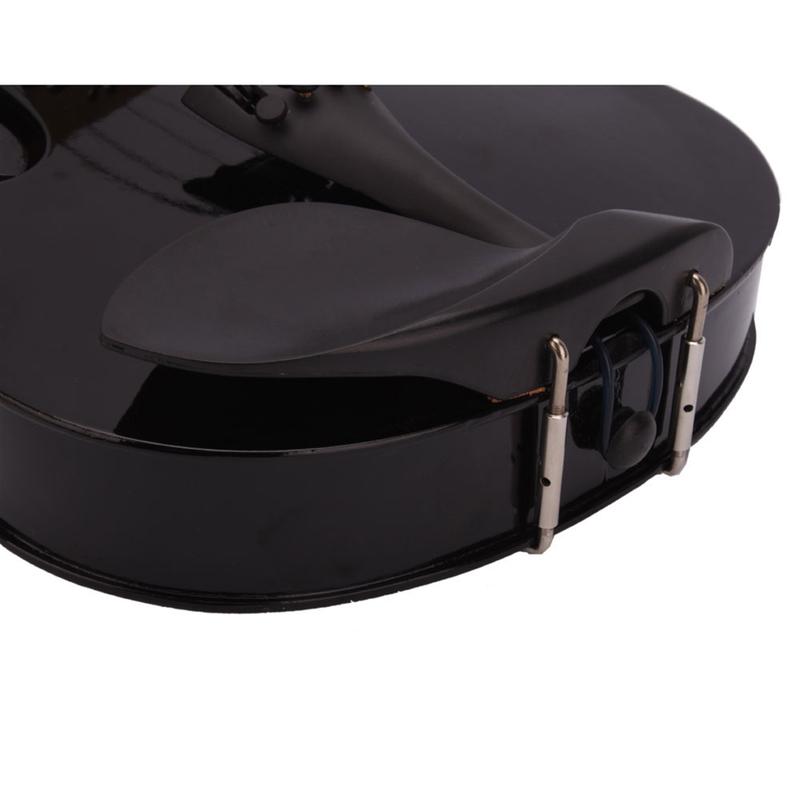 Product Introduction of New 4/4 Acoustic Violin Case Bow Rosin Black 20