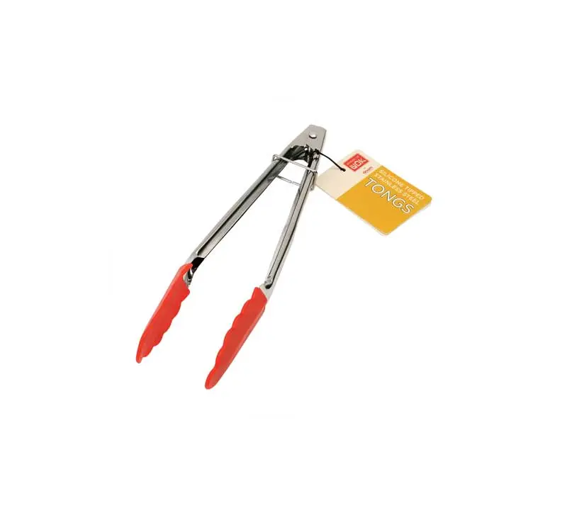 STAINLESS STEEL SILICONE TIPPED TONGS (12322061)