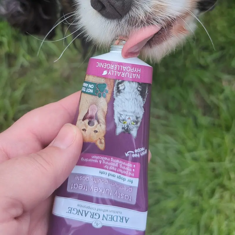 3 x ARDEN GRANGE TASTY TURKEY PASTE CAT & DOG FOOD TREAT TRAINING 75G PACK OF 3 3