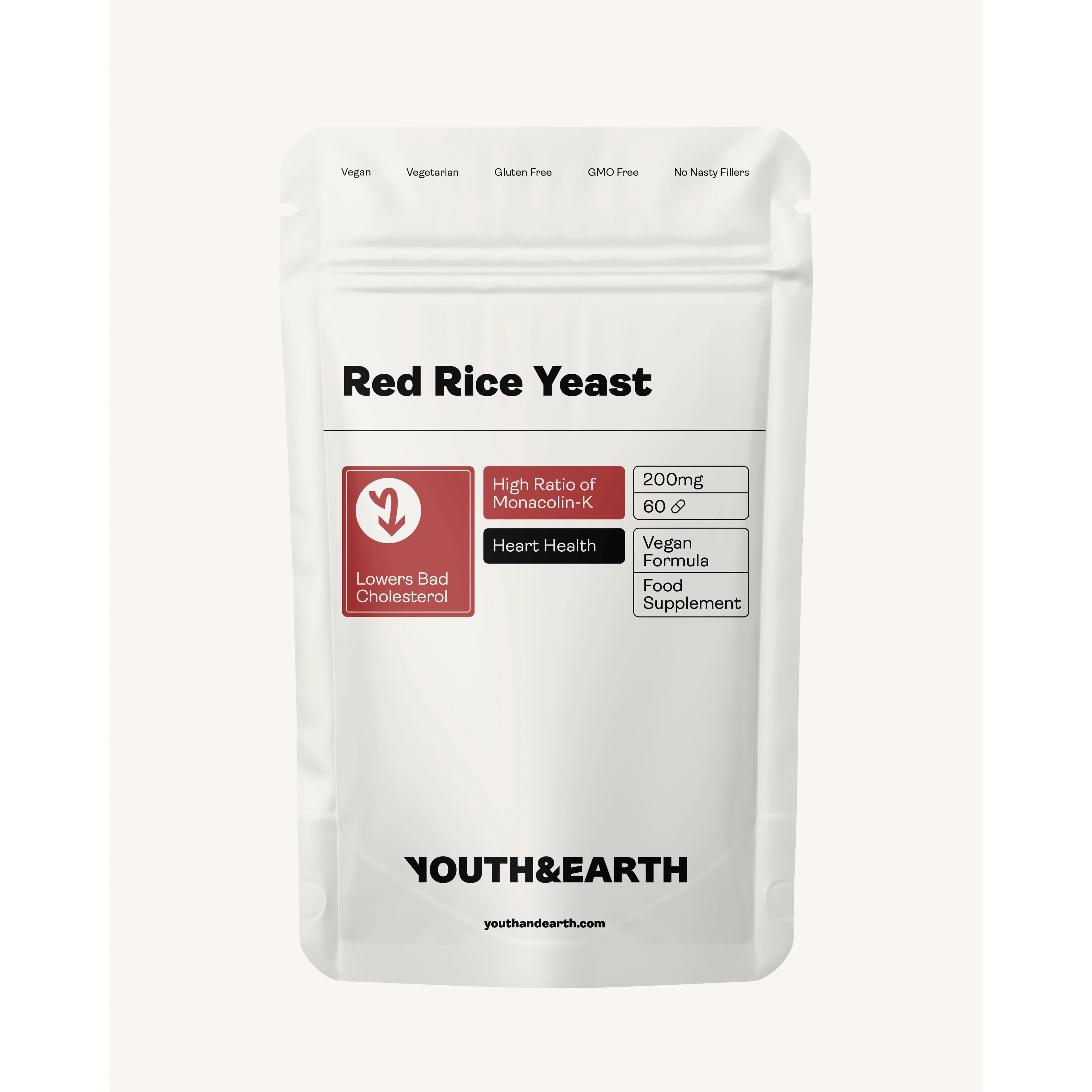 Red Rice Yeast - 60 Capsules (2 months supply)