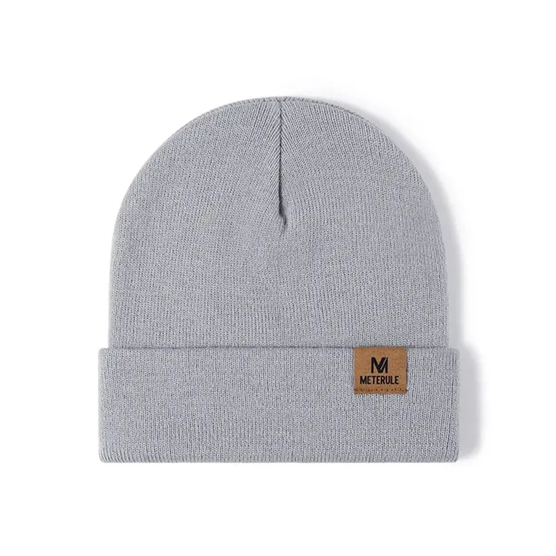 Riding Hat Knit Cuffed Beanie for Men Women Winter Warm Knitted Beanie Hats for Skiing Outdoor Camping Traveling Cycling Cap 8