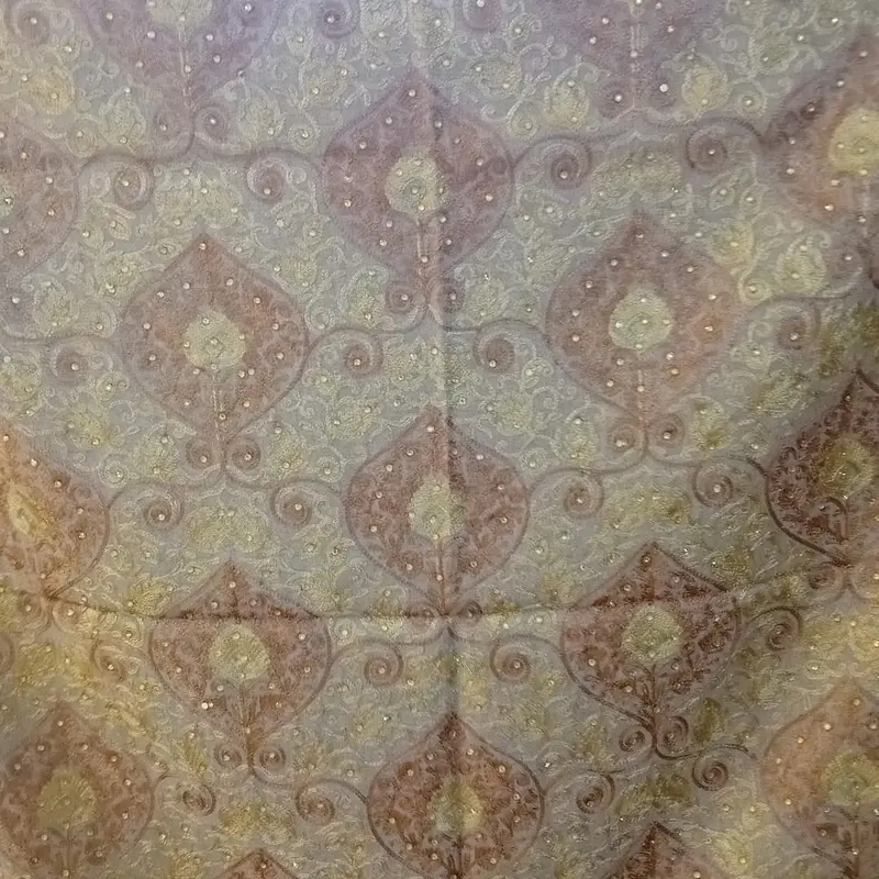 Kashmiri embroidery Shawl beige 0