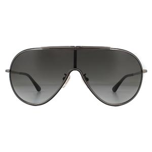 Police Sunglasses SPL964 Origins 10 0K56 Shiny Gunmetal Smoke Grey Gradient for Male - Mens Sunglasses - Menswear