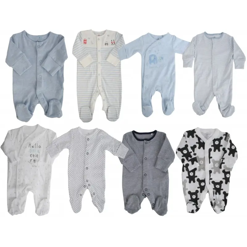 Ex-Store Baby Boys Cotton Sleepsuit