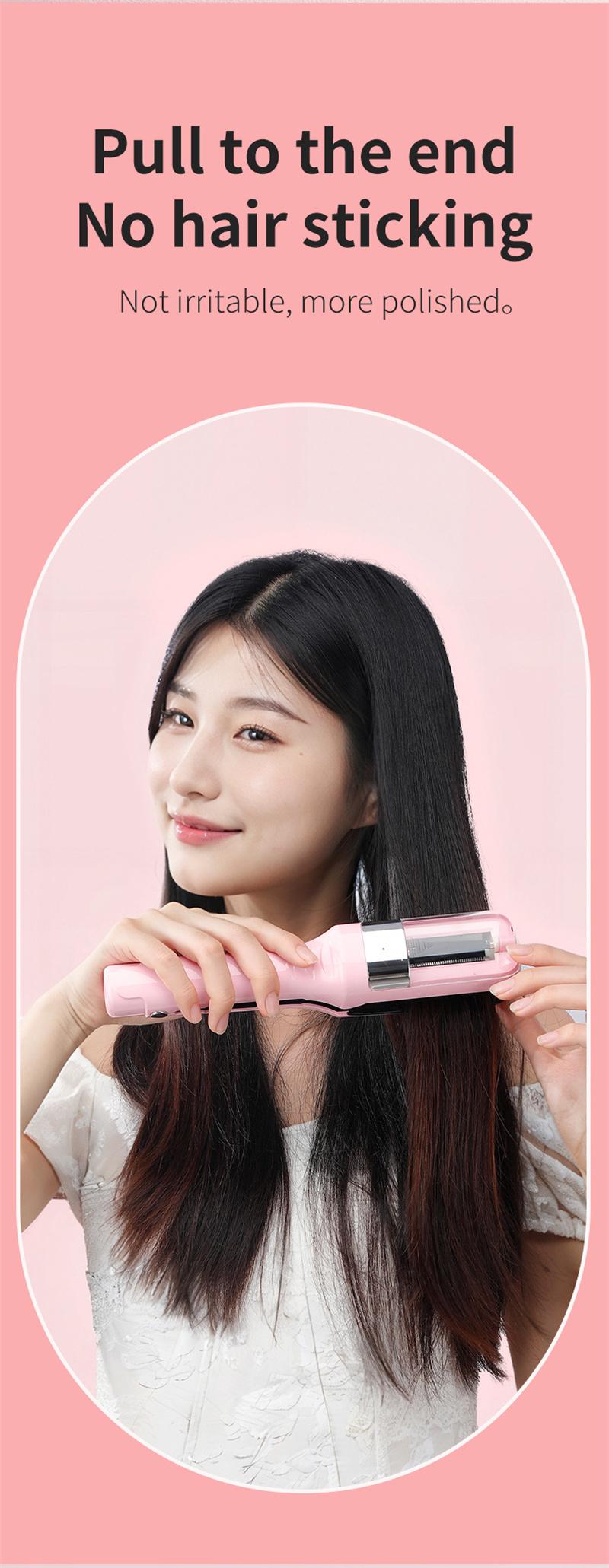 Product Introduction of Hair ends Trimmer Split Remover Dry Damaged Brittle Professional Automatic Trim Split for Women Cordless Hair cutting machine 25