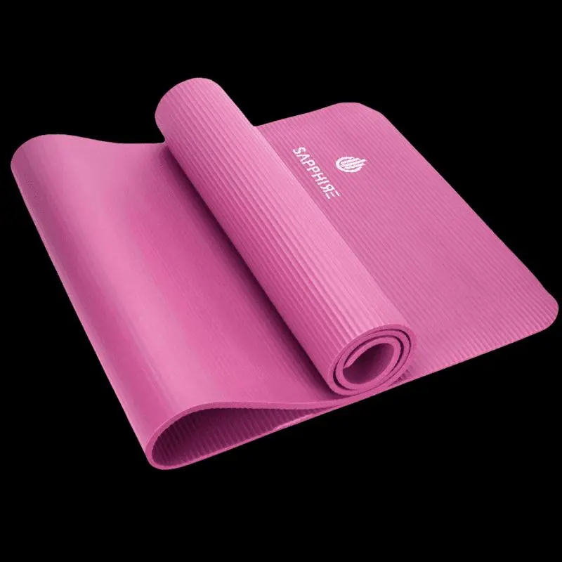 10MM Yoga Mat Non-Slip Thick Exercise Mat (Pink)