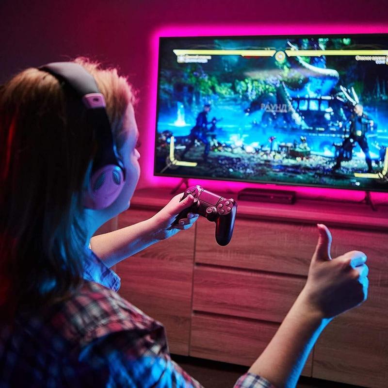 15m led Strip Lights with Remote & App Control, Music Sync with Mic ( 2x 7.5Mx ) 3
