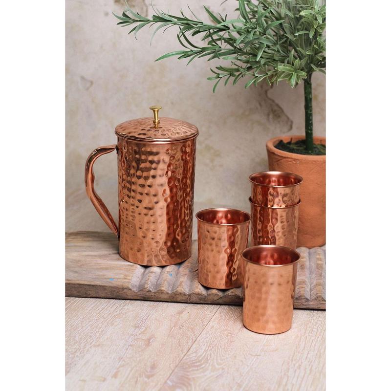 Ayus Wellness Copper Bottles. Tumblers & Jug 4
