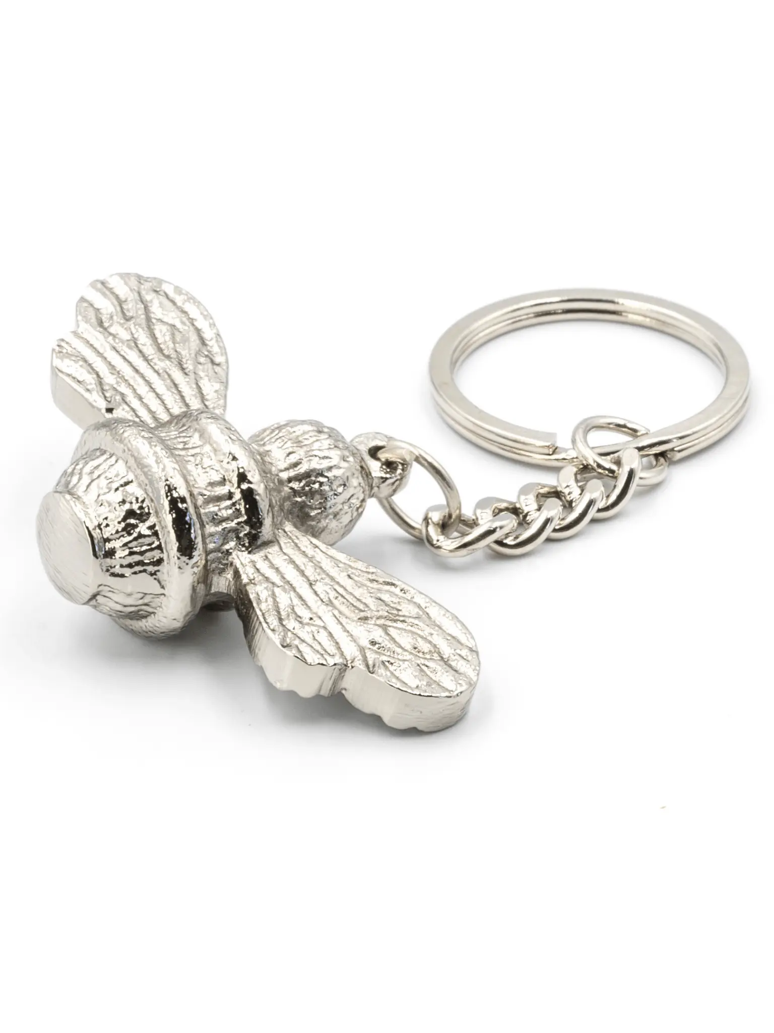 Brass bee Bumblebee Keyring | Double Sided