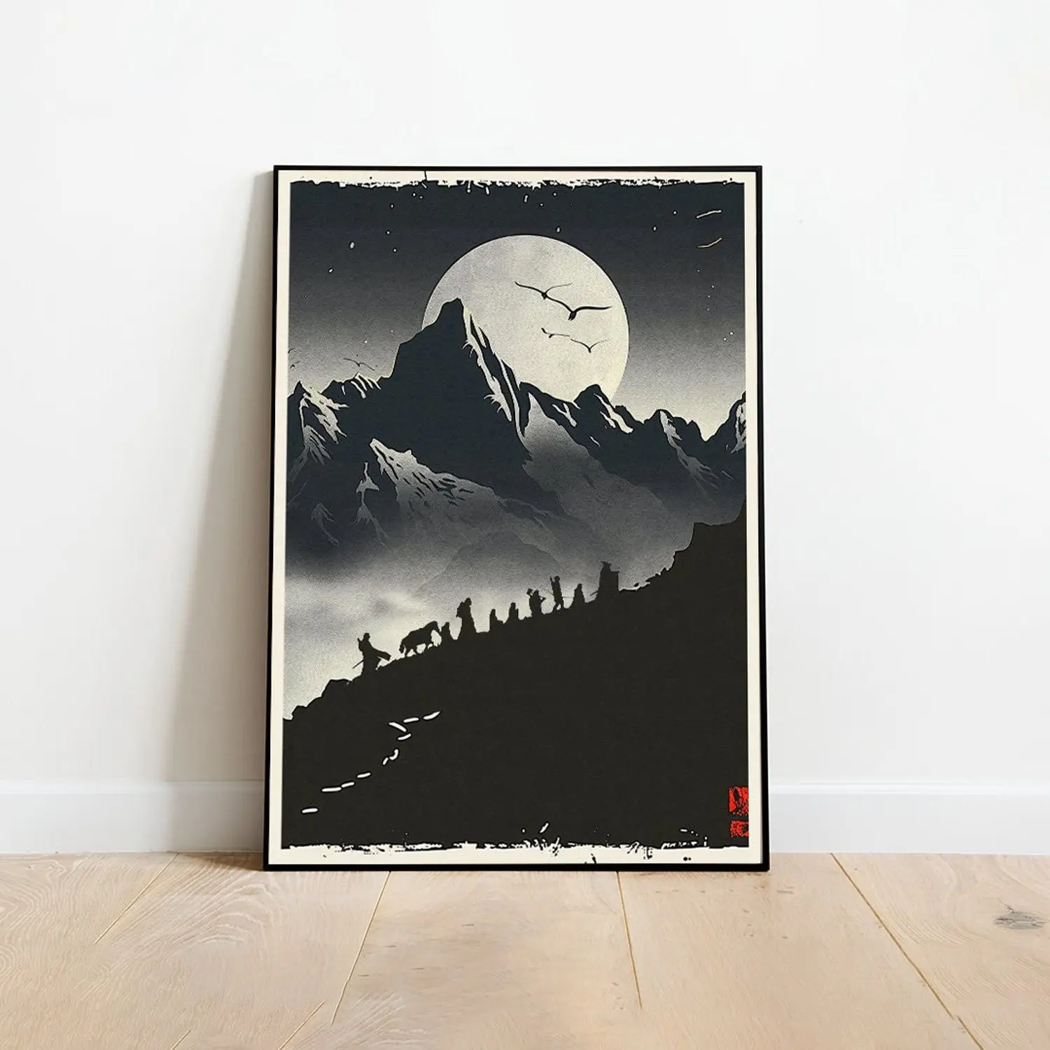 Lord Of The Rings Poster | Lord of The Rings Wall Art | Home Decor | Tolkien Art | Wall Art | High Quality Unframed Poster