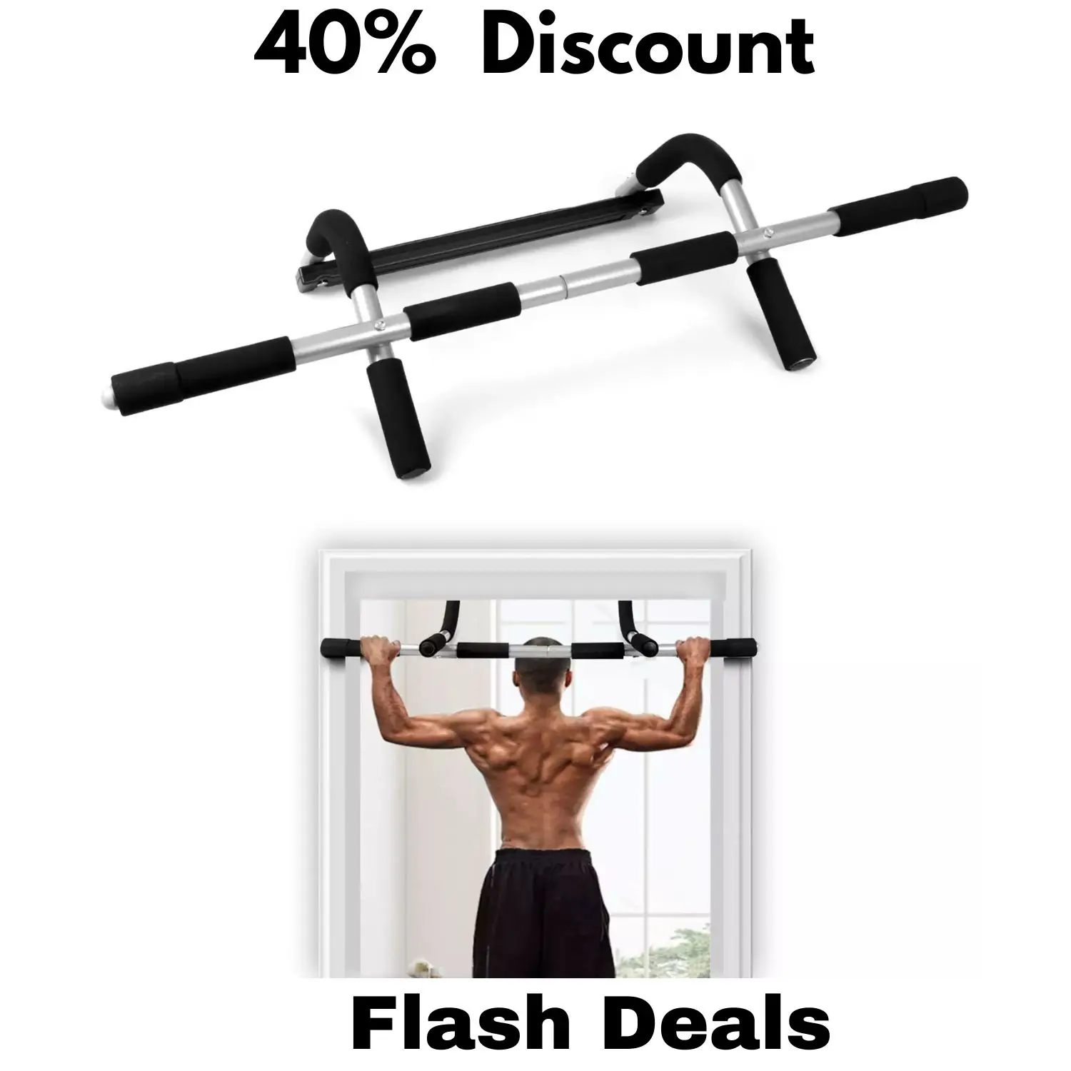 GYM FITNESS BAR CHIN UP PULL UP STRENGTH SITUP DIPS EXERCISE WORKOUT DOOR BARS