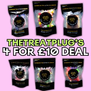 TheTreatPlug's Freeze Dried Sweets, 4 FOR £10 DEAL! Freeze Dried Skittles, Starburst, Squashies and MORE! UK Made, Candy, Snacks