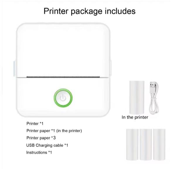 Thermal label Printer - Compact and Portable for Office and Home Use 4