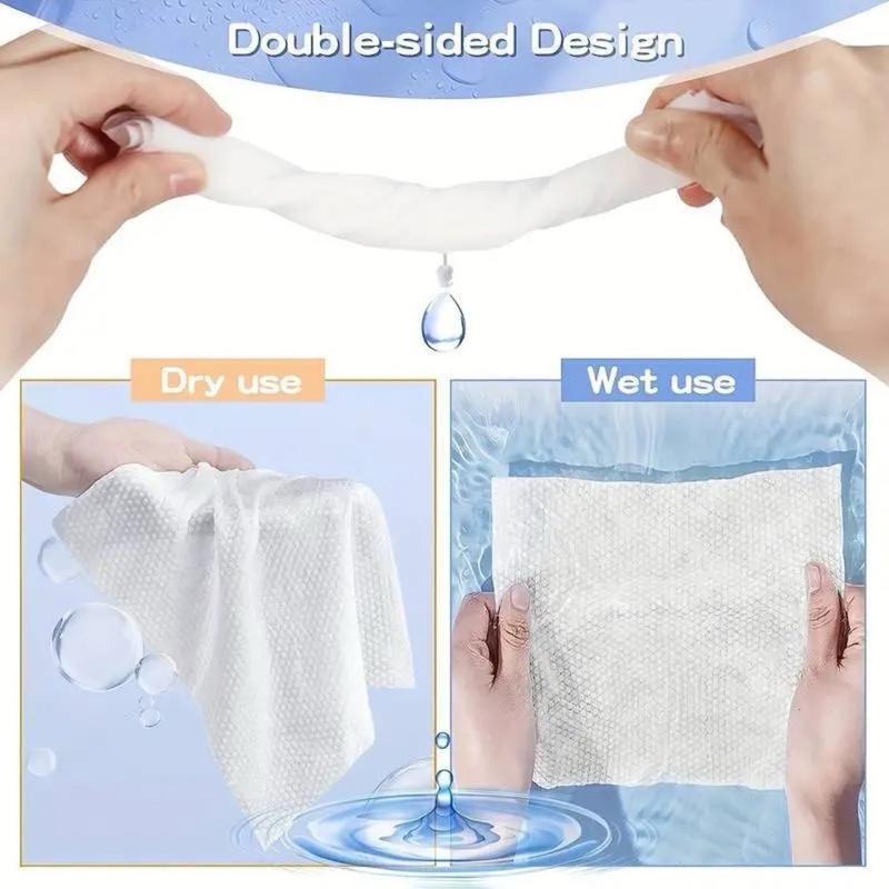 Disposable face towel thickened removable cotton soft towel baby face towel 5