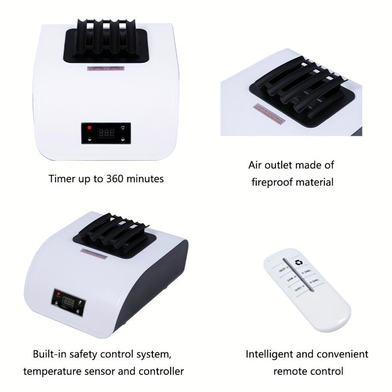 Product Introduction of Concise Home Installation-free Folding Hanging Clothes Dryer With Remote Controller Aluminum Alloy Tubes 15KG Easy Storage Electric Drying Clothes Quickly Suitcase With Timer Portable Simple Wardrobe With Heater For Winter Cold Rainy Days 41