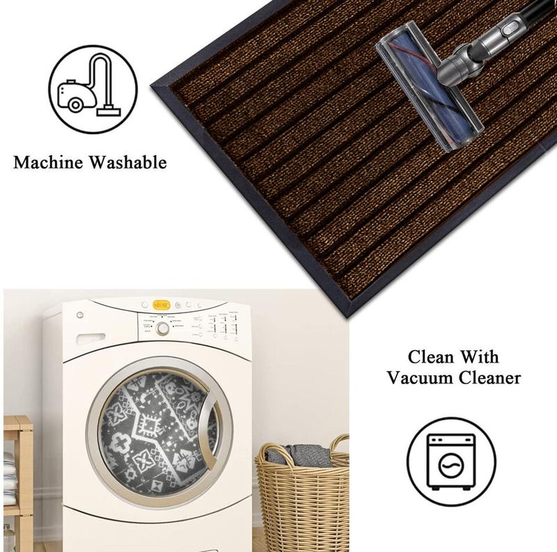 Heavy Duty Rubber Barrier Mat Small Large Door Mat Hallway Runner Kitchen 6
