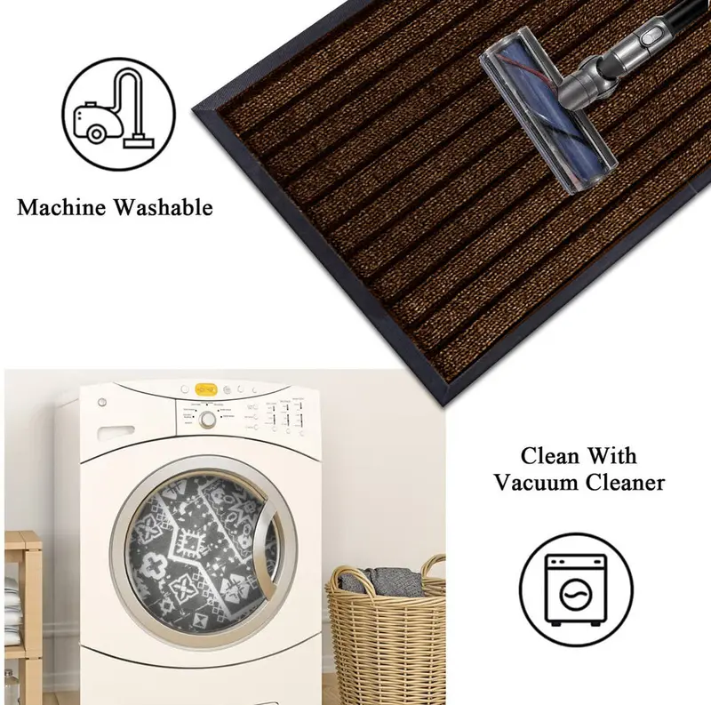 Heavy Duty Rubber Barrier Mat Small Large Door Mat Hallway Runner Kitchen 6