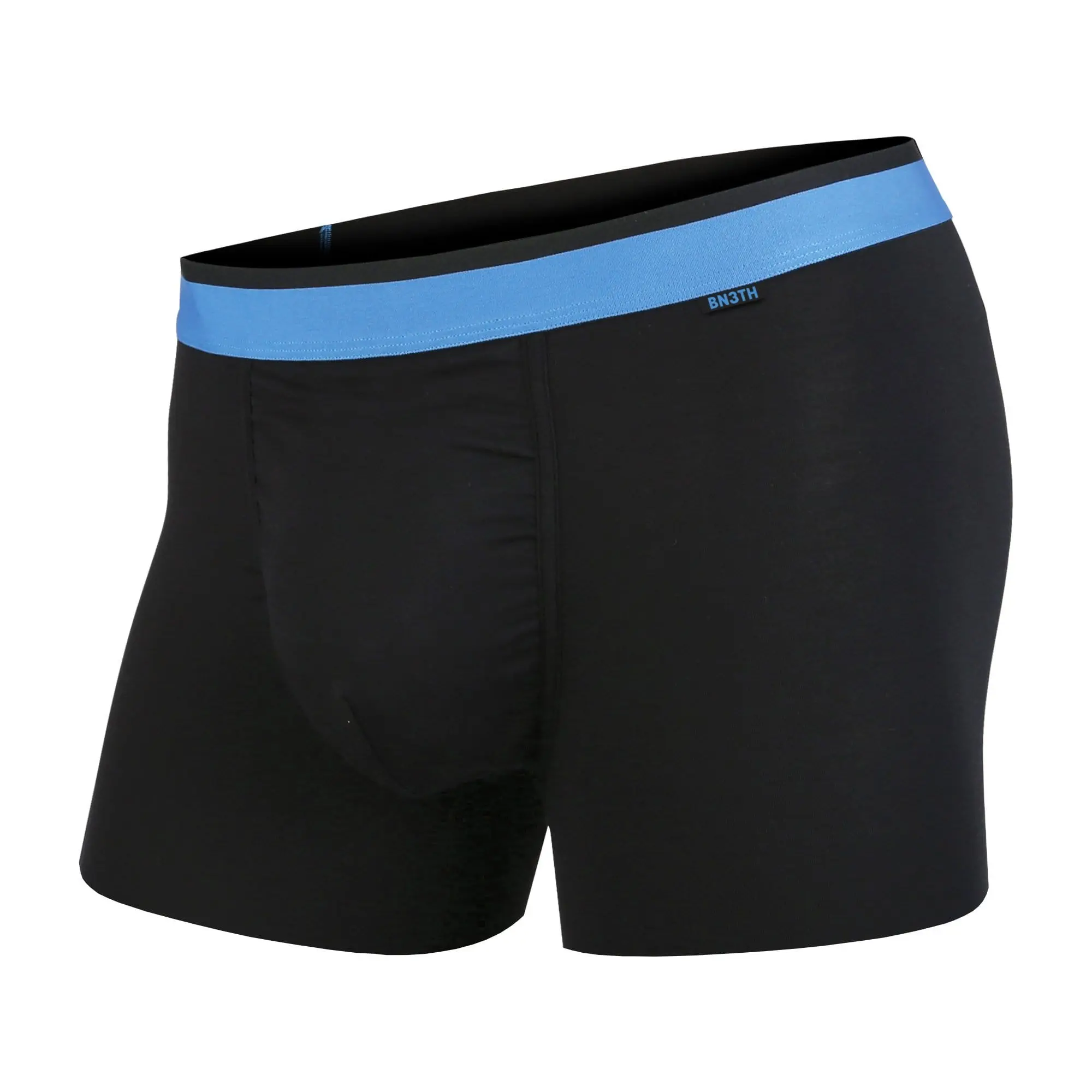 MENS CLASSIC TRUNKS / HIPSTERS: BLACK/BLUE