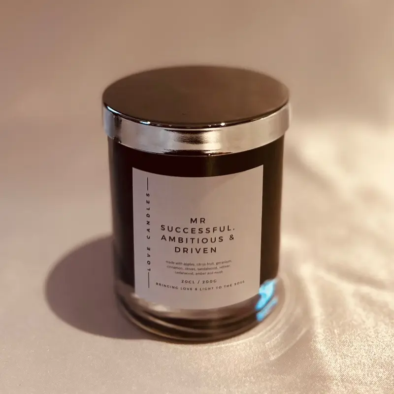 Mr Successful Candle, Masculine Scent, Home Fragrance, Cosy Fresh and Woody Scents, Christmas Scents, Scented Soy Wax Candles, Scented Soy Wax Melts 2