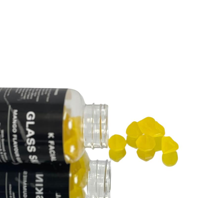 K Facial Glass Skin Vegan Collagen Gummies for Healthy Hair, Skin & Nails made with Seaweed Collagen - Mango Flavour 3