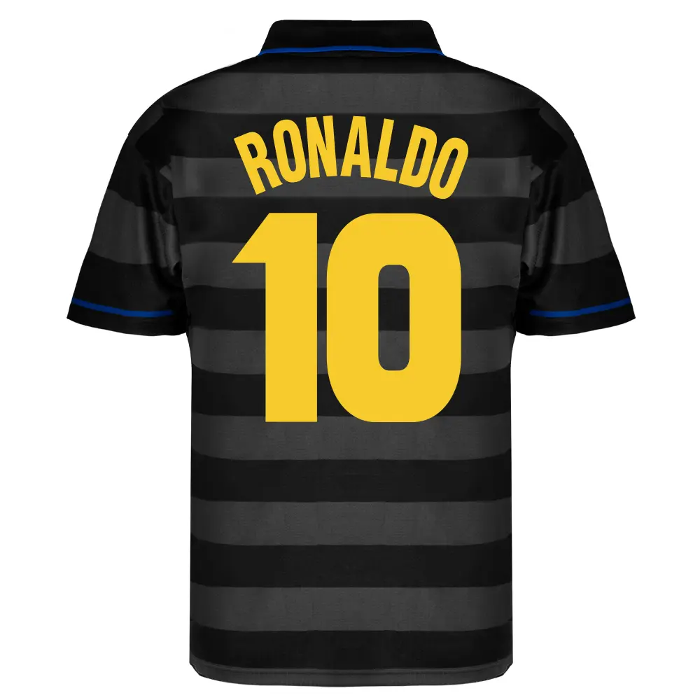Internazionale 1998 UEFA Cup Ronaldo No 10 Shirt.