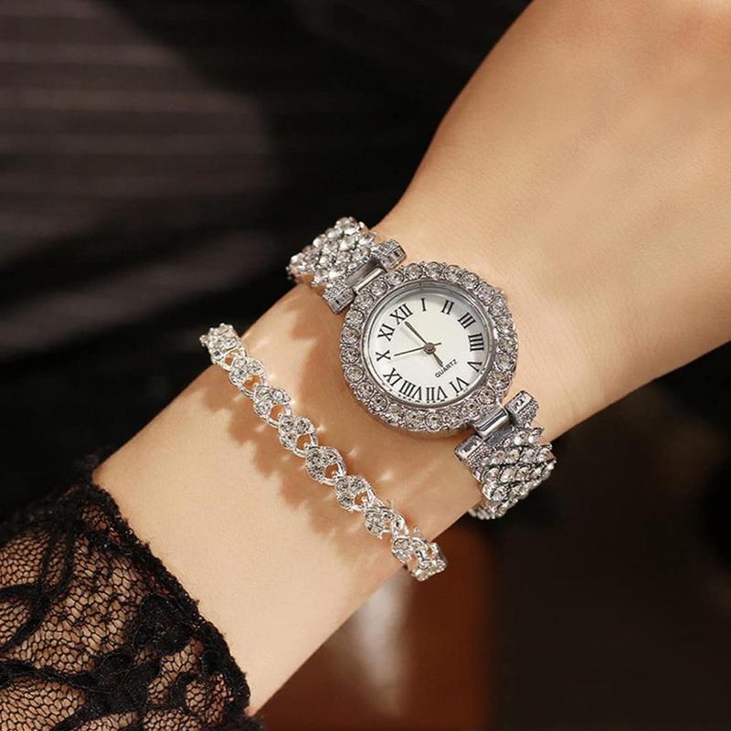 Luxury Women's Quartz Bracelet Watch with Crystal Diamonds - Female Dress Watch 3