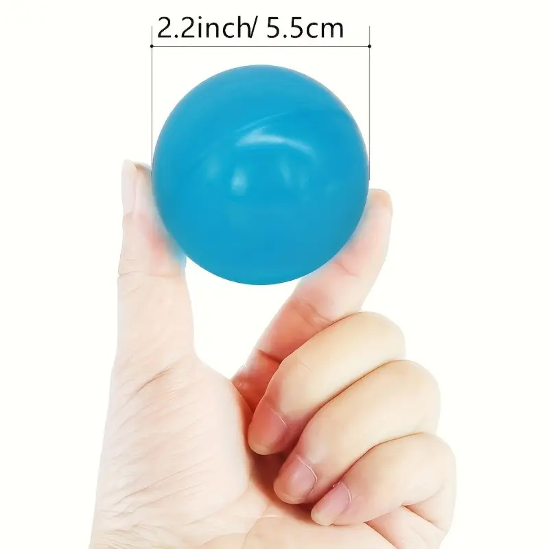 50/100pcs Soft Plastic Ocean Ball Pit Balls - Perfect Toy Balls For Kids, Baby Pool Water Toys, Party Decoration & Photo Booth Props! 1